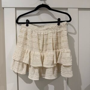 NWT Cream Ruffle Skort Petal & Pup